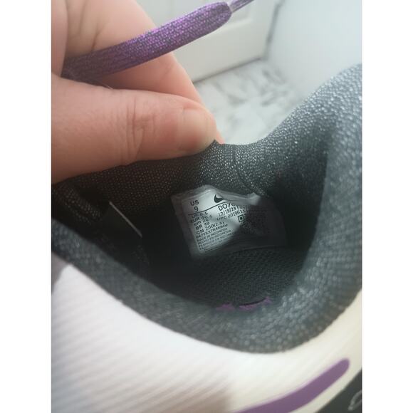 Nike Air Zoom Pegasus 39 Shield Running Shoes Bone/Cobblestone/Purple sz 9 - Picture 9 of 9